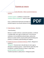 Examen Practic Neuro