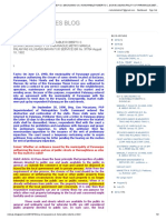 MACASIANO VS. HONORABLE ROBERTO C. DIOKNO, MUNICIPALITY OF PARANAQUE, METRO MANILA, PALANYAG KILUSANG BAYAN FOR SERVICE GR No. 97764 August 10, 1992