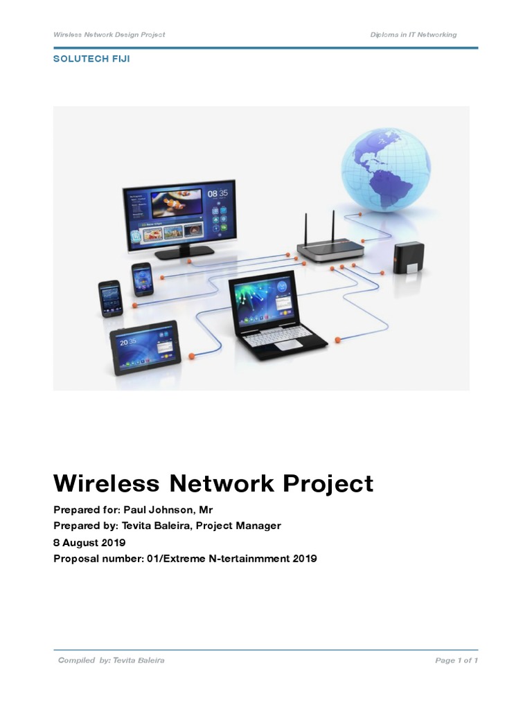 Wireless Network Design Project - Tevita Baleira 2019 PDF | PDF ...