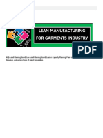 Lean Manufacturing For Garments Industry