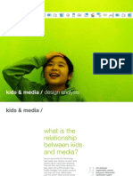 Kids & Media / Design Analysis