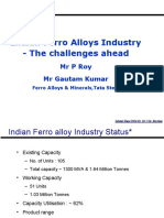 Indian Ferro Alloys Industry - The Challenges Ahead: Mrproy MR Gautam Kumar