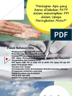 PPI DI PUSKESMAS DR. Komprehensif