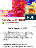 Konsep Dasar DBMS