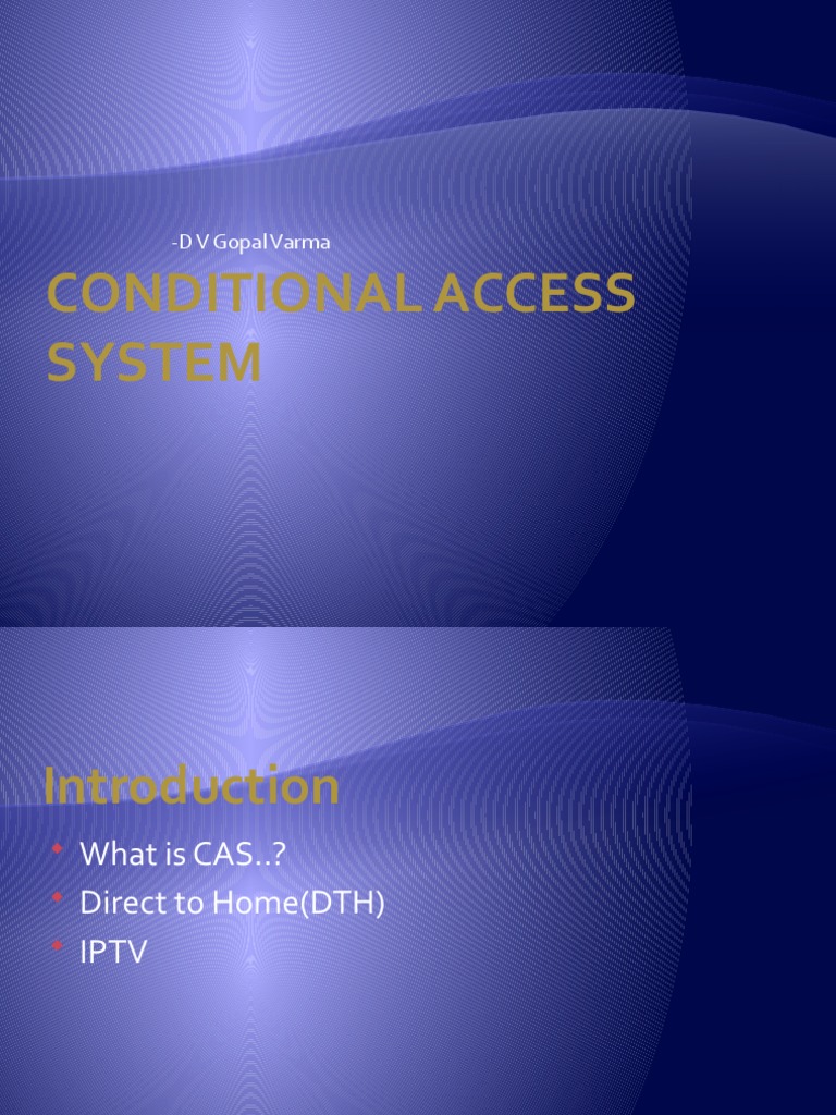 Understanding Conditional Access Systems | PDF | Set Top Box ...