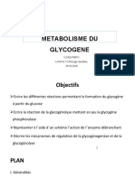 METABOLISME DU GLYCOGENE - PDFX
