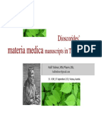 Dioscorides Dioscorides Materia Medica M