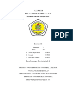 MAKALAH BELAJAR DAN PEMBELAJARAN KLMPK 5