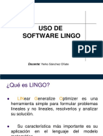 Uso de Software Lingo