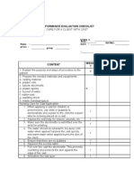 Cast Application Procedure Checklist | PDF