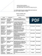 Resultado Final Labinfra 2020