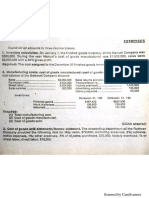 Cost Accounting Exercises Chapters 2-6