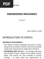 Engineering Mechanics: Review Material