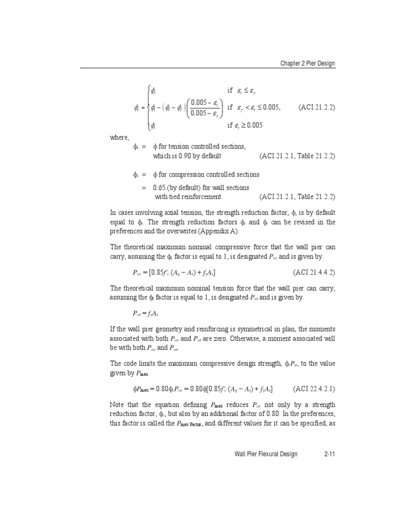 Shear Wall DesignACI31814 PDF Beam (Structure) Bending