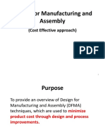 Design For Manufacturing and Assembly
