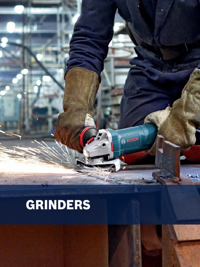 Bosch 20182019 Catalog Grinders | PDF | Grinding (Abrasive Cutting ...