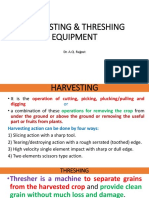 Harvesting & Threshing Equipment: Dr. A.Q. Rajput