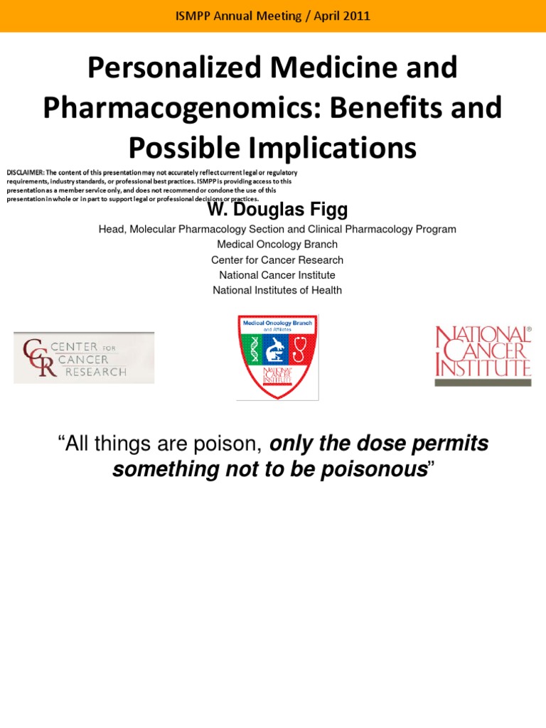 Personalized Medicine and Pharmacogenomics | PDF | Epidermal Growth ...