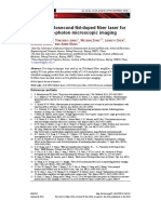 In Vivo: 910nm Femtosecond Nd-Doped Fiber Laser For Two-Photon Microscopic Imaging