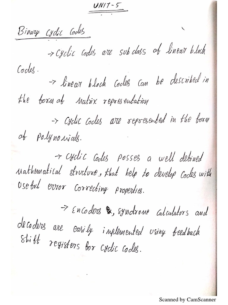 Itc Unit 5 Notes Pdf