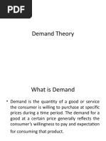 Demand Theory