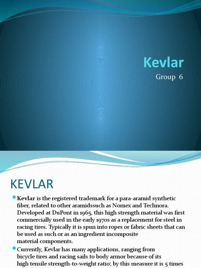 Kevlar | PDF | Materials | Equipment
