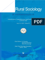 Asian Rural Sociology: Presentations of The 3rd International Conference