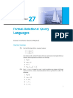 Formal-Relational Query Languages: Practice Exercises