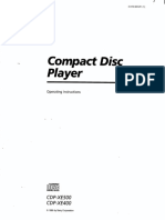 Sony CD Player CDP-XE500
