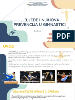 Ozljede I Njihova Prevencija U Gimnastici