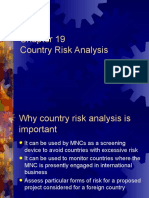 Country Risk Analysis