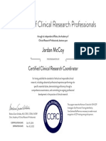 Mccoy CCRC Cert Expires 11