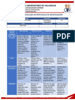 Formato DL-ACADEMICO-101 Rubrica Protocolo de investigacion