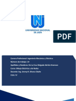 Diagrama Unifilar de Una Red de Distribución