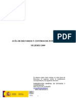 GUÍA DE RECURSOS Y CENTROS DE INTERÉS PARA MUJERES