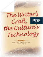 Michael Toolan - The Writer's Craft, The Culture's Technology (2005)