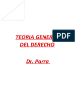 Teoria General Del Derecho Dr. Parra