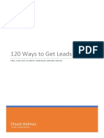120 Ways To Get Leads: Chuck Holmes