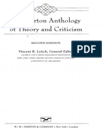 The Norton Anthology or Theory and Criticism: Vincent B. Leitch, General Editor