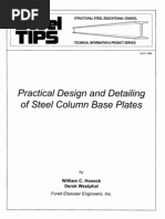 Practical Design and Detailing of Steel Column Base Plates