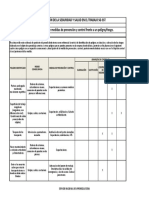 Matriz de Jerarquización Con Medidas de Prevención y Control