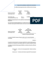 Análisis de las variaciones de los tipos de cambio en el presupuesto de una cena