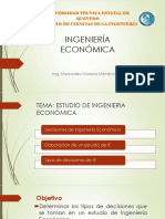 Ingeniería Económica: Universidad Técnica Estatal de Quevedo Facultad de Ciencias de La Ingeniería