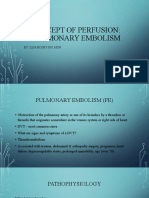 Concept of Perfusion Pulmonary Embolism STUDENT