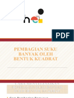 Matematika Minat Xi Mipa 4 Pembagian Suku Banyak Oleh Bentuk Kuadrat