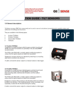 Application Guide - Tilt Sensors: 1.0 General Description