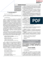 5 - Modifican El Protocolo Para La Prevención y Control de La Trasmisión Del COVID-19 en La Atención Al Ciudadano y Gestión Documental Durante El Periodo de Emergencia Sanitaria