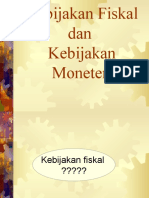 Kebijakan Fiskal Dan Moneter