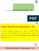 Política Nacional de Humanização - PNH