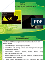 Hikmah Adab Shalat Dan Dzikir